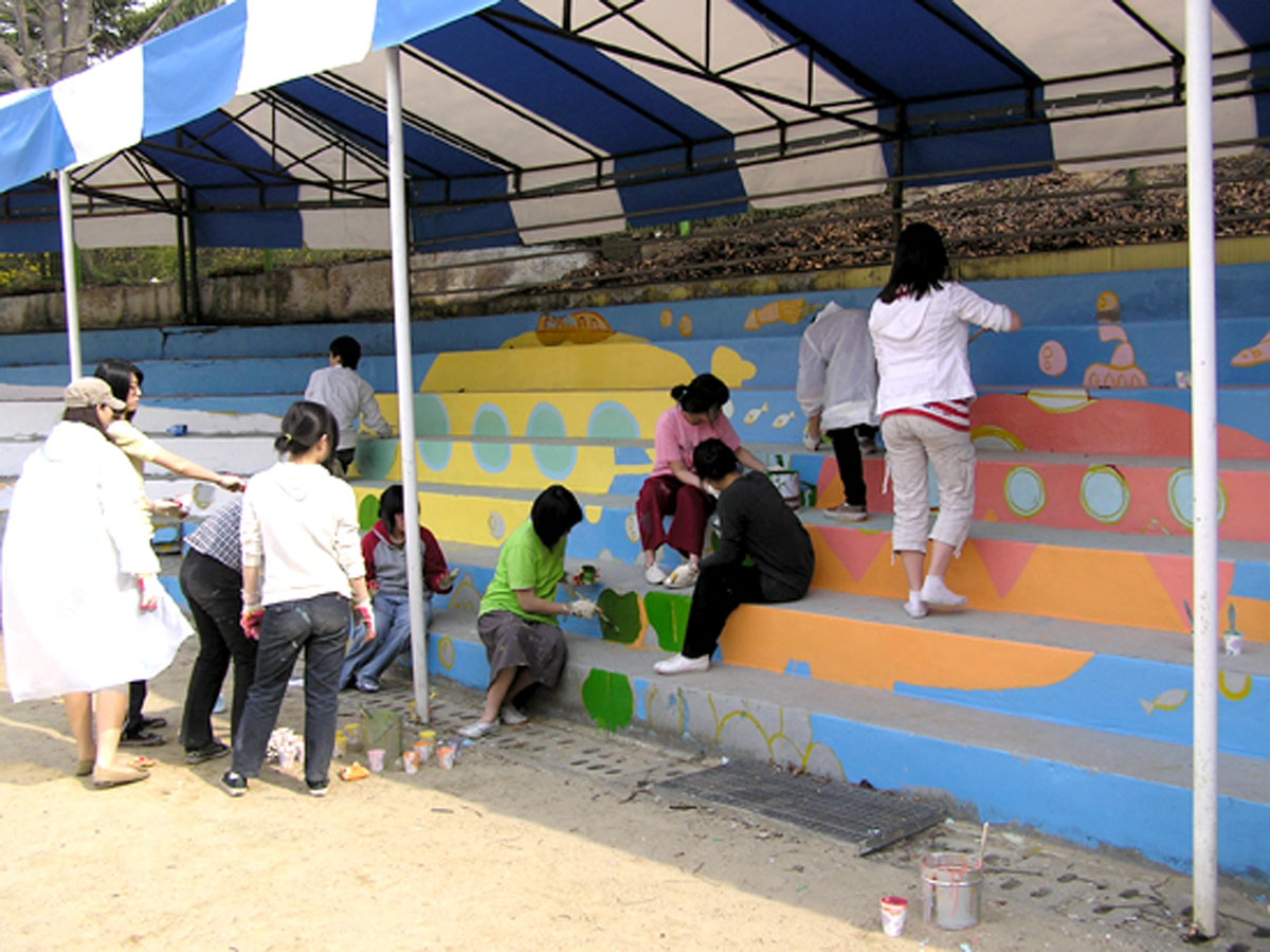 초등학교 벽화 2